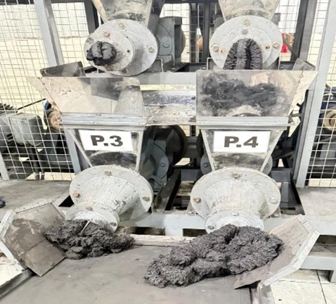 Blending process for charcoal briquette mixture